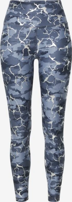 Marika Leggings Skinny Pantalon De Sport ZEN Femme Bleu Fumé / Bleu-gris
