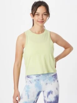 Marika Maillots Haut De Sport Femme Jaune Pastel -Marika Soldes Boutique 552ab75230dcf895f4ccdb971b9c94aa