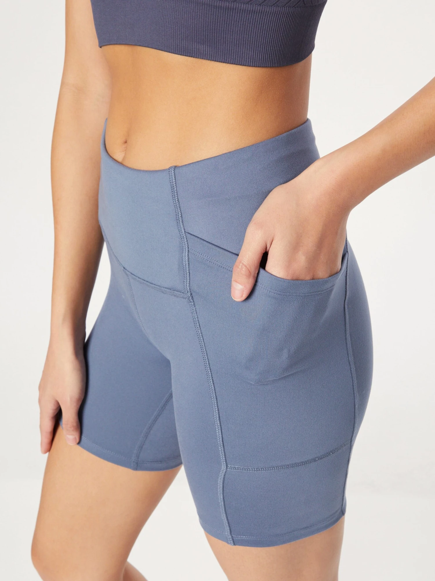 Marika Shorts Skinny Pantalon De Sport EMILY Femme Bleu-gris 2 Marika Shorts Skinny Pantalon De Sport EMILY Femme Bleu-gris – Image 2